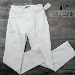 DL1961 Mara Ankle Jeans Oakley White Mid Rise Instasculpt Straight NWT Size 2